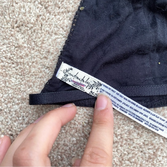 Free People Black Bralette - Picture 4 of 4